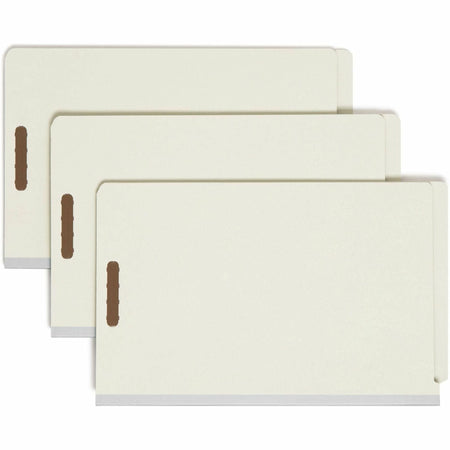 Smead Legal Recycled Classification Folder - 8 1/2’’ x 14’’ - 2’’ Expansion - 6 2K Fastener(s) - End Tab Location - 2