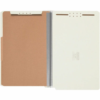 Smead Legal Recycled Classification Folder - 2’’ Expansion 25 pt. Pressboard - Gray/Green - 100% - Folders