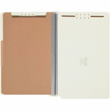Smead Legal Recycled Classification Folder - 2’’ Expansion 25 pt. Pressboard - Gray/Green - 100% - Folders