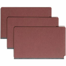 Smead Straight Tab Cut Legal Recycled Classification Folder - 8 1/2’’ x 14’’ - 2’’ Expansion - 2 2S Fastener(s)