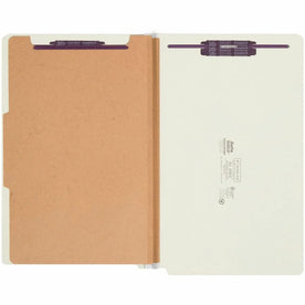 Smead Straight Tab Cut Legal Recycled Classification Folder - 8 1/2’’ x 14’’ - 2’’ Expansion - 2 2S Fastener(s)