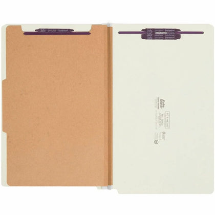 Smead Legal Recycled Classification Folders - Heavy Duty 2’’ Expansion - 10/Box - End Tab