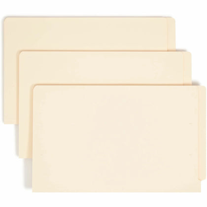 Smead Legal Recycled End Tab File Folder - 8 1/2’’ x 14’’ - 3/4’’ Expansion - Folders