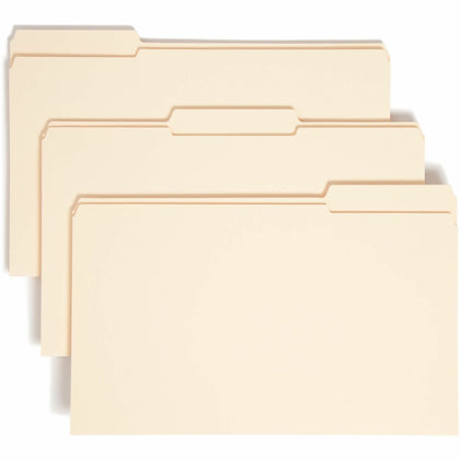 Smead Legal Recycled Expanding File - 1/3 Tab Cut 8.5’’ x 14’’ 1.5’’ Expansion - Files