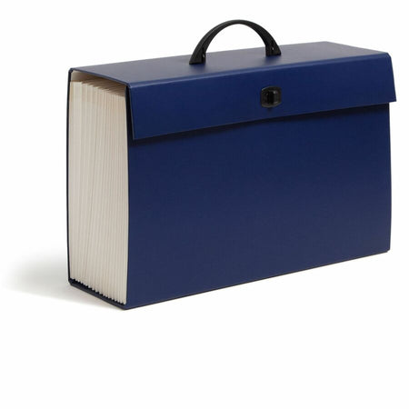 Smead Legal Recycled Expanding File - 8 1/2’’ x 14’’ - 19 Pocket(s) - Blue Green - 15% Paper - 1 Each - Files