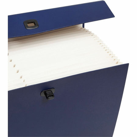 Smead Legal Recycled Expanding File - 8 1/2’’ x 14’’ - 19 Pocket(s) - Blue Green - 15% Paper - 1 Each - Files