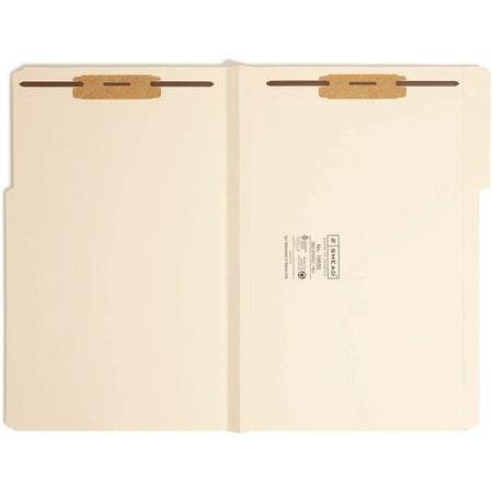 Smead Legal Recycled Fastener Folder - 1 1/2’’ Expansion - Top Tab - 50/Box - Folders