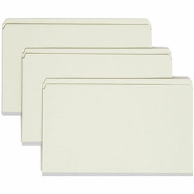 Smead Straight Tab Cut Legal Recycled Fastener Folder - 8 1/2’’ x 14’’ - 2’’ Expansion - 2 2S Fastener(s)