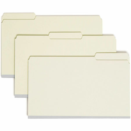 Smead 1/3 Tab Cut Legal Recycled Fastener Folder - 8 1/2’’ x 14’’ - 3’’ Expansion - 2 2S Fastener(s) - 2’’ for - Folders