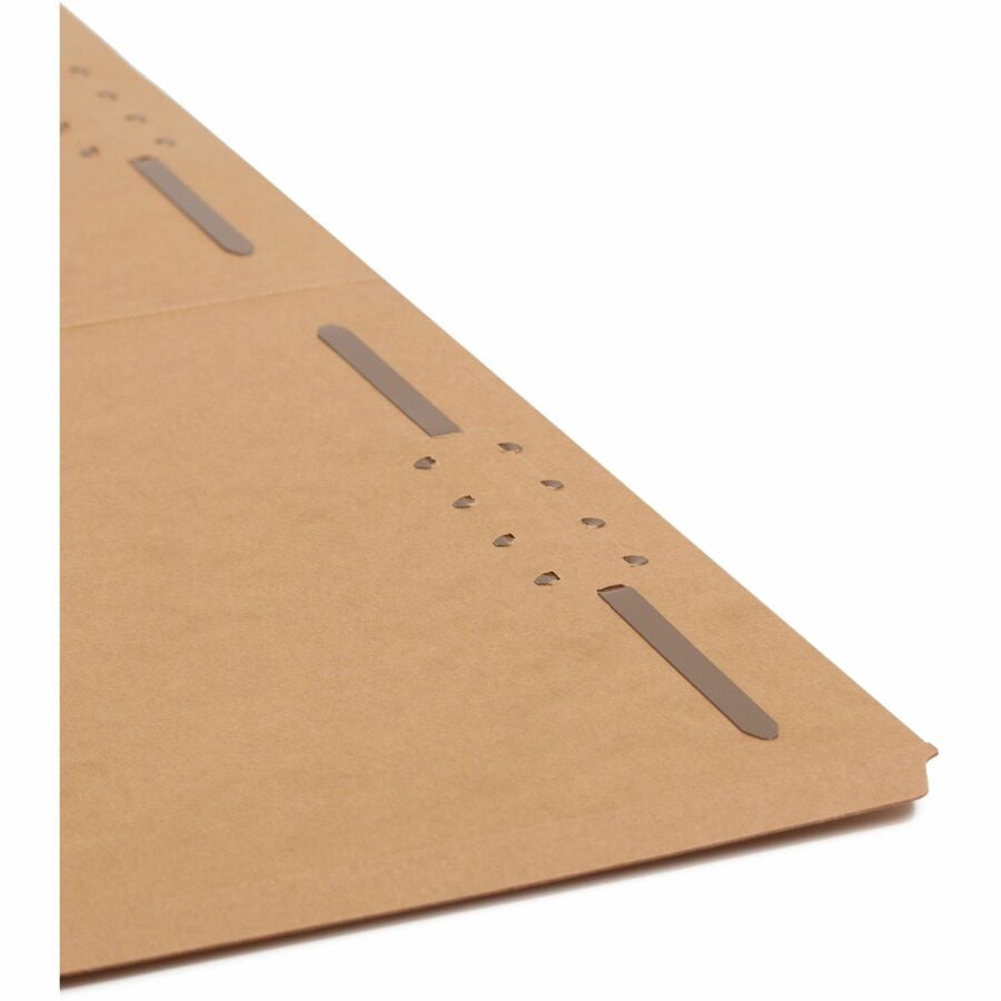 Smead 2/5 Tab Cut Legal Recycled Fastener Folder - 8 1/2’’ x 14’’ - 3/4’’ Expansion - 2 2K Fastener(s) - 2’’
