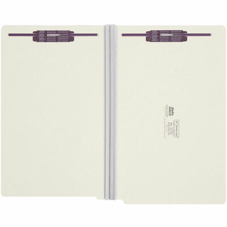 Smead Legal Recycled Fastener Folder - 8 1/2’’ x 14’’ - 3’’ Expansion - 2 2S Fastener(s) - 2’’ for - End Tab Location