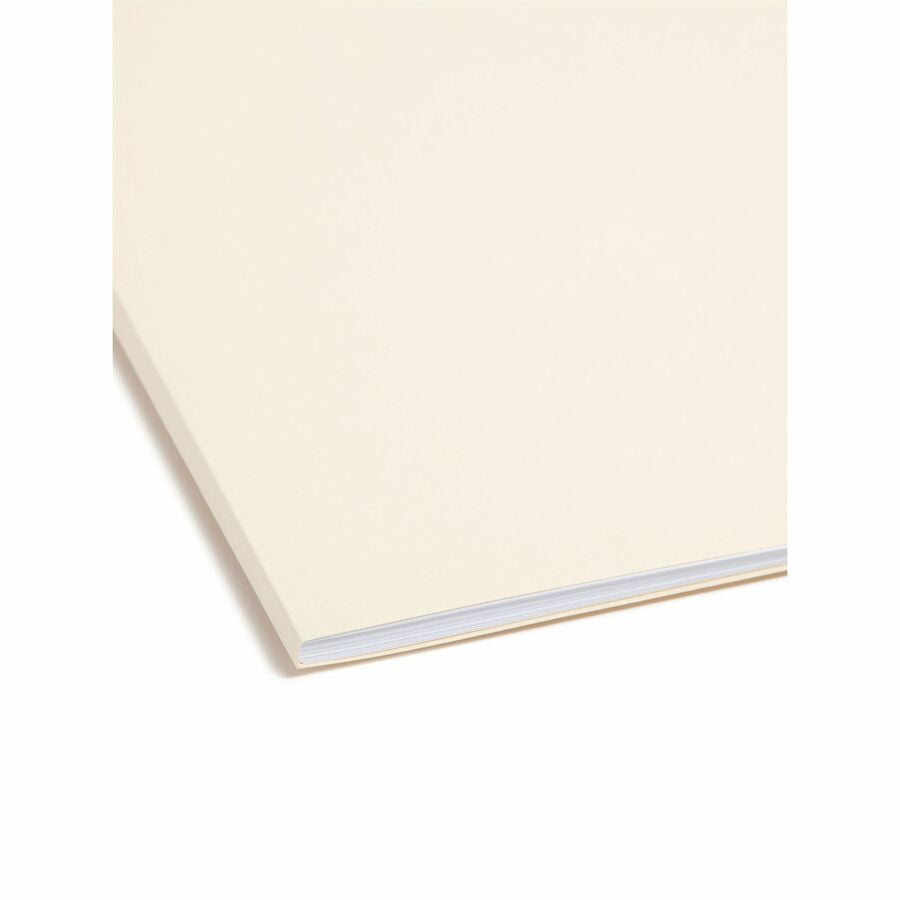 Smead Straight Tab Cut Legal Recycled Fastener Folder - 8 1/2’’ x 14’’ - 3/4’’ Expansion - 2 2K Fastener(s) - 2’’