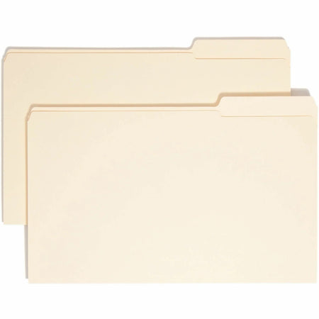 Smead Legal Recycled File Folders - 1/3 Tab Cut 8.5’’ x 14’’ 100/Box - Top