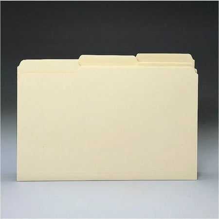 Smead Legal Recycled File Folders - 1/3 Tab Cut 8.5’’ x 14’’ 100/Box - Top