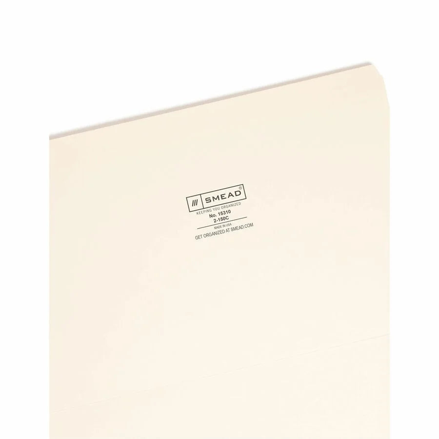 Smead Legal Recycled File Folders - Durable Top Tab 3/4’’ Expansion