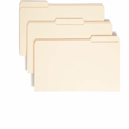 Smead Legal Recycled File Folders - Top Tab 8.5’’ x 14’’ 100/Box