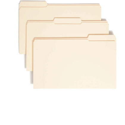 Smead Legal Recycled File Folders - Top Tab 8.5’’ x 14’’ 100/Box