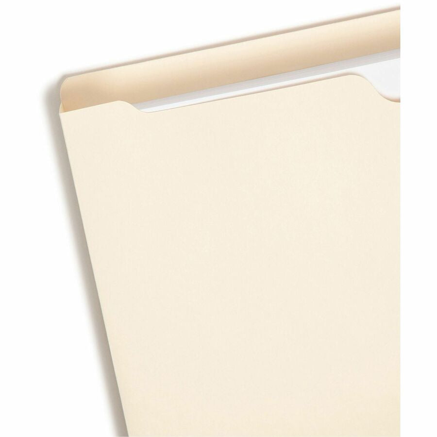 Smead Legal Recycled File Jacket - 8 1/2’’ x 14’’ - 1 Expansion - 11 pt. - 2 Plys - Manila - Reinforced Slip Resistant