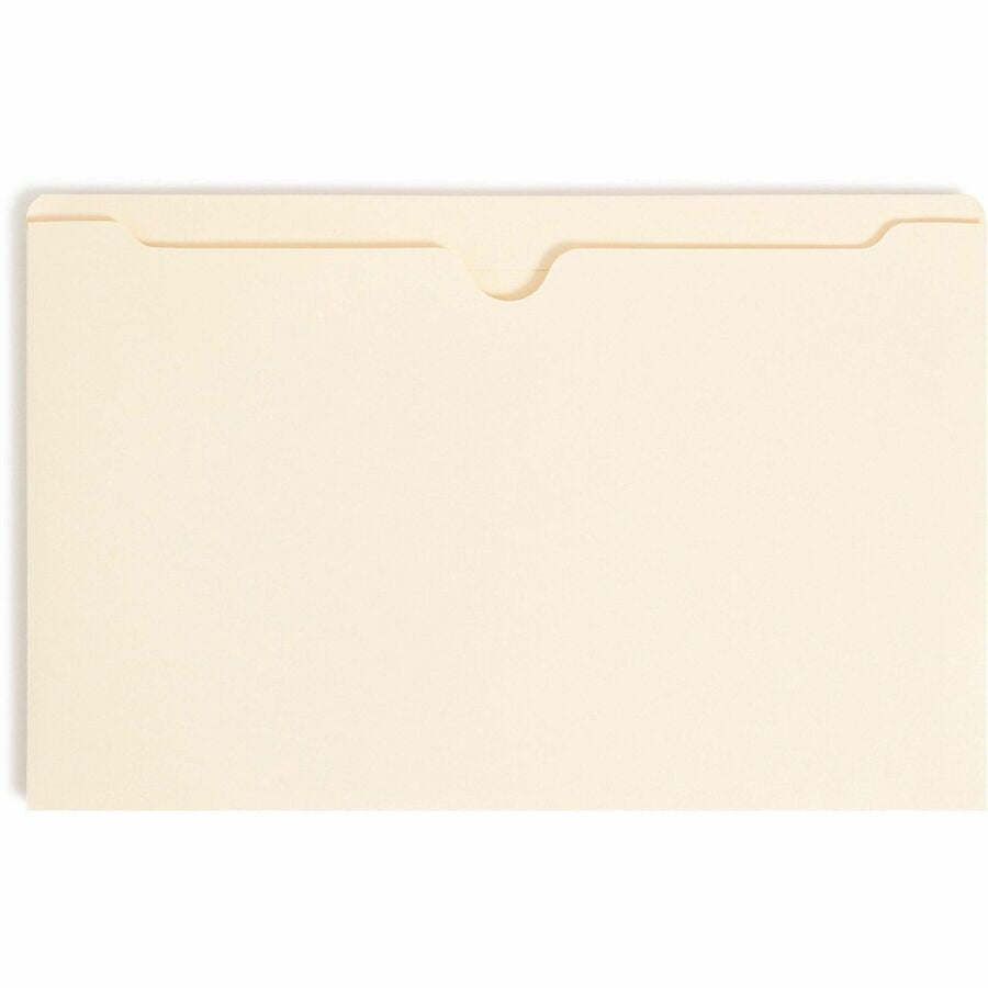 Smead Legal Recycled File Jacket - 8 1/2’’ x 14’’ - 1 Expansion - 11 pt. - 2 Plys - Manila - Reinforced Slip Resistant