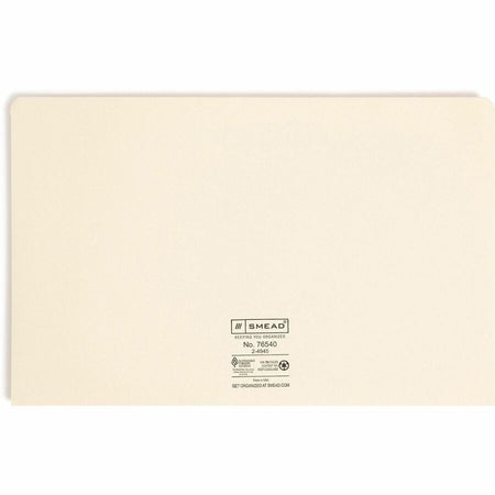 Smead Legal Recycled File Jacket - 8 1/2’’ x 14’’ - 1 Expansion - 11 pt. - 2 Plys - Manila - Reinforced Slip Resistant