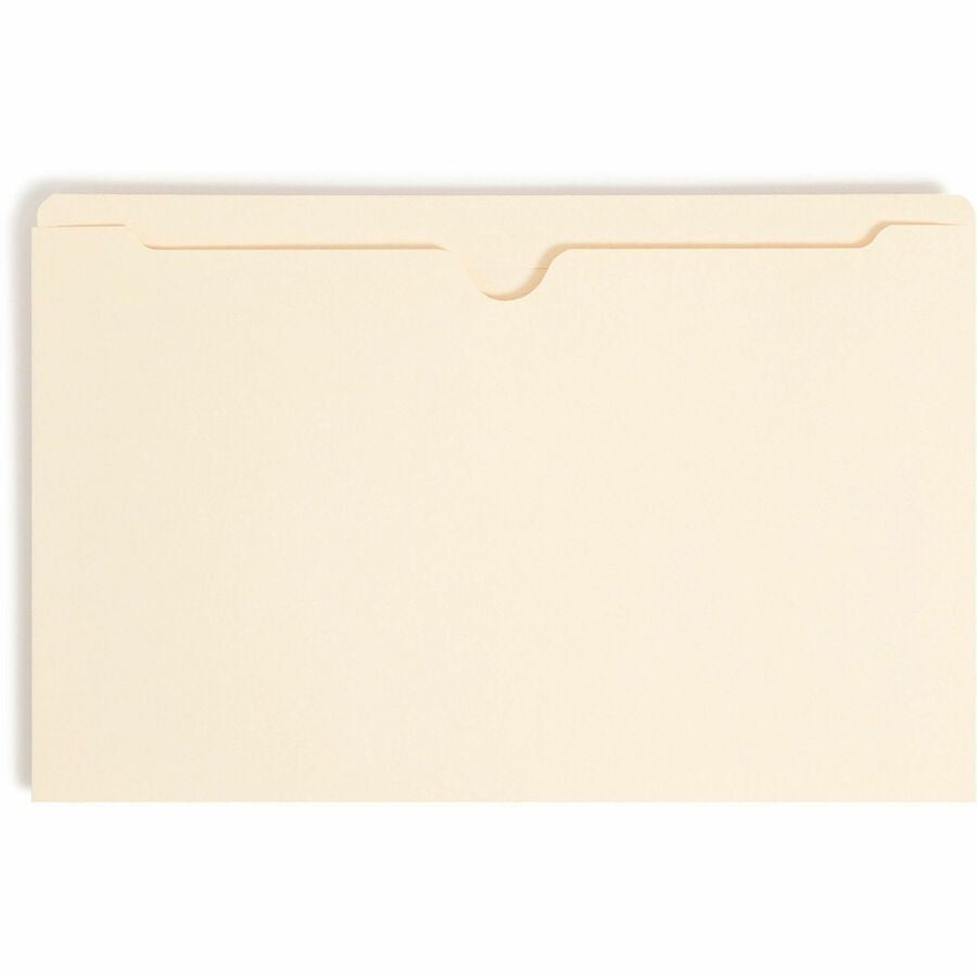 Smead Legal Recycled File Jacket - 8 1/2’’ x 14’’ - 11 pt. - 2 Plys - Manila - Reinforced Slip Resistant - 10% - 100