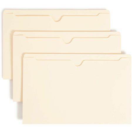 Smead Legal Recycled File Jacket - 8 1/2’’ x 14’’ - 11 pt. - 2 Plys - Manila - Reinforced Slip Resistant - 10% - 100