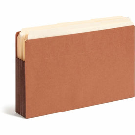 Smead Straight Tab Cut Legal Recycled File Pocket - 8 1/2’’ x 14’’ - 3 Expansion - 1 Pocket(s) - End Location - Folders