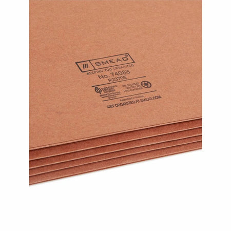 Smead Legal Recycled File Pocket - 3.5’’ Expansion - Tear Resistant - Redrope - Filing Jackets & Pockets