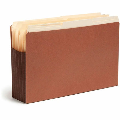 Smead Legal Recycled File Pocket - 5.25’’ Expansion - Dark Brown - 10/Box - End Tab Folders
