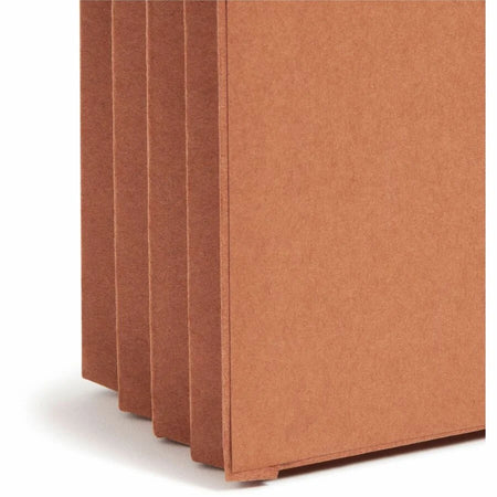 Smead Legal Recycled File Pocket: 8 1/2’’ x 14’’ 3 Expansion End Tab Redrope - 10/Box - Folders