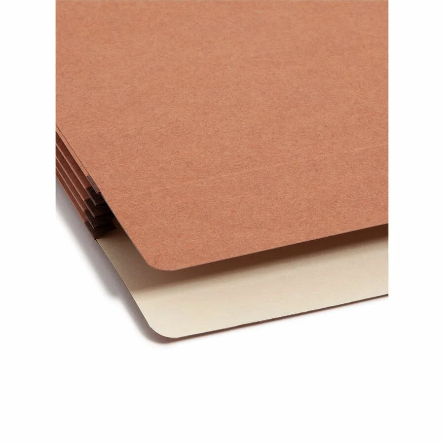 Smead Legal Recycled File Pocket - Redrope 3.5’’ Expansion - 25/Box - Filing Jackets & Pockets