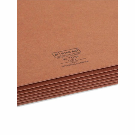 Smead Legal Recycled File Pocket - Redrope Tear Resistant - 10/Box - Filing Jackets & Pockets