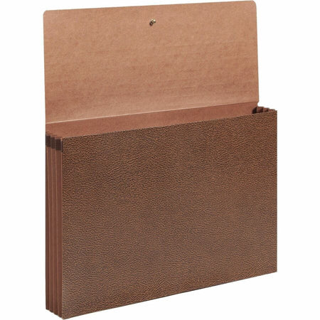 Smead Legal Recycled File Wallet - 8 1/2’’ x 14’’ - 3 Expansion - Redrope - Elastic Closure Reinforced Gusset Flap