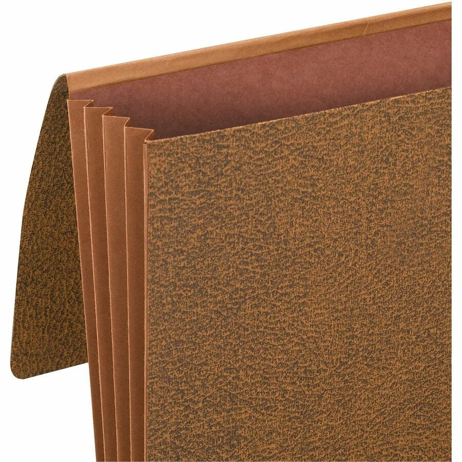 Smead Legal Recycled File Wallet - 8 1/2’’ x 14’’ - 3 Expansion - Redrope - Reinforced Gusset Elastic Closure Flap