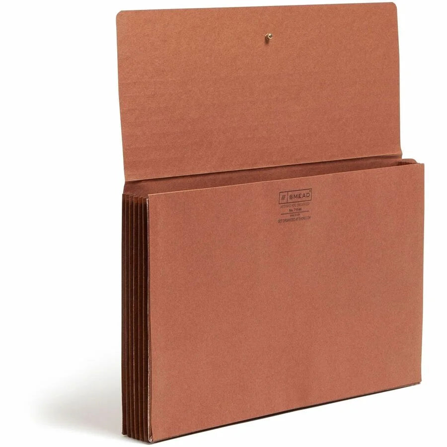 Smead Legal Recycled File Wallet: 8 1/2’’ x 14’’ 5 1/4’’ Expansion Redrope - 30% - 10/Box - Expanding Files