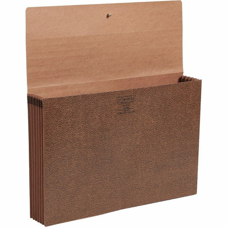 Smead Legal Recycled File Wallet - 8 1/2’’ x 14’’ - 5 1/4’’ Expansion - Redrope - Reinforced Gusset Tear Proof Elastic