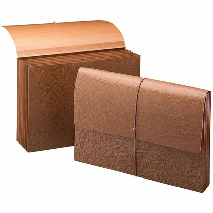 Smead Legal Recycled File Wallet: 8 1/2’’ x 14’’ 5 1/4’’ Expansion Redrope - Expanding Files
