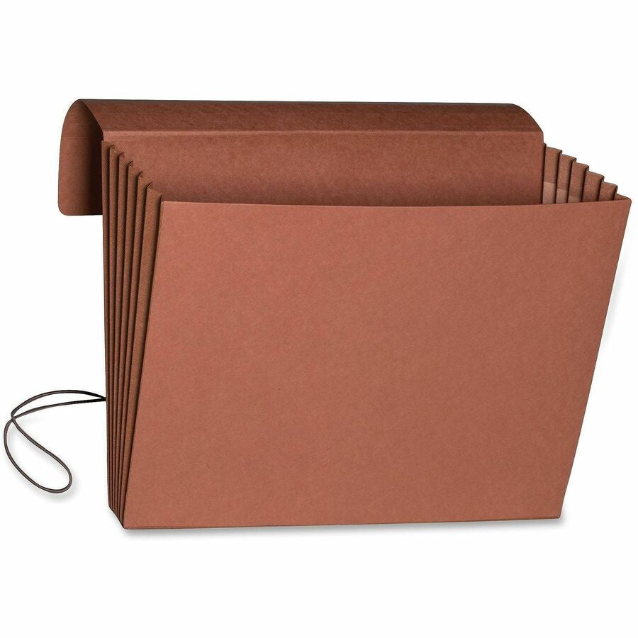 Smead Legal Recycled File Wallet - 8 1/2’’ x 14’’ - 5 1/4’’ Expansion - Top Tab Location - 11 pt. - Redrope - Expanding