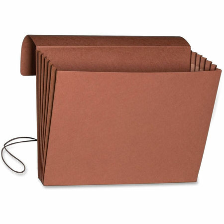 Smead Legal Recycled File Wallet - 8 1/2’’ x 14’’ - 5 1/4’’ Expansion - Top Tab Location - 11 pt. - Redrope - Expanding