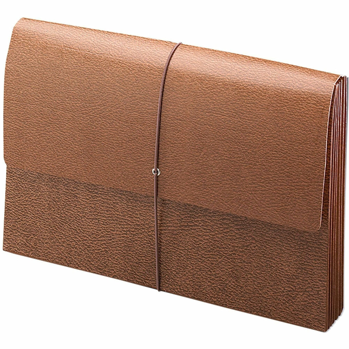 Smead Legal Recycled File Wallet - 8 1/2’’ x 14’’ - 3 Expansion - Redrope - Reinforced Gusset Elastic Closure Flap