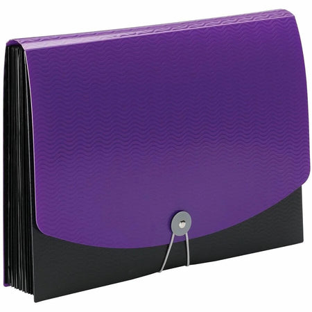 Smead Letter Expanding File: 12-Pocket Organizer in Purple and Black - Files