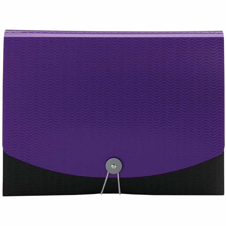 Smead Letter Expanding File: 12-Pocket Organizer in Purple and Black - Files