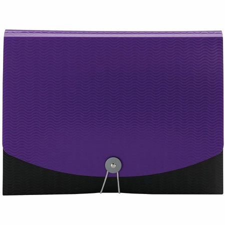 Smead Letter Expanding File: 12-Pocket Organizer in Purple and Black - Files