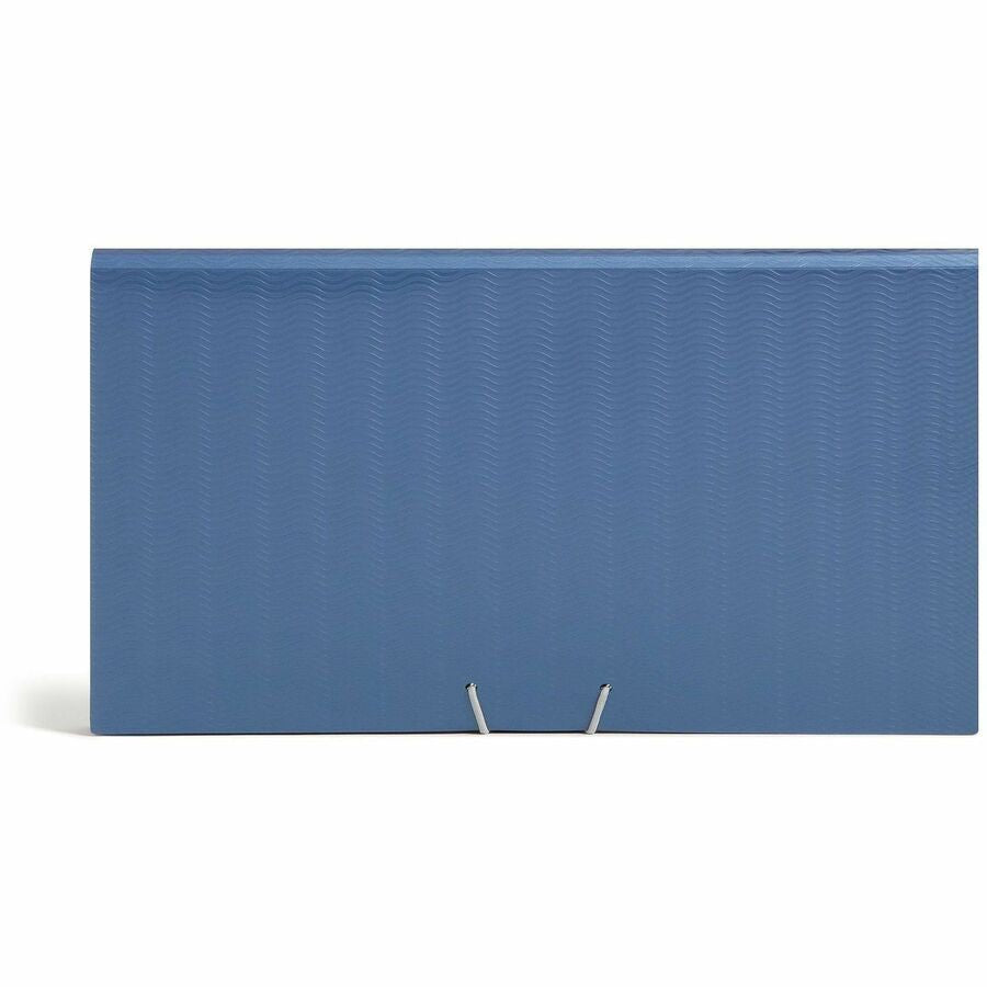 Smead Letter Expanding File - 8 1/2’’ x 11’’ - 12 Pocket(s) - Polypropylene - Blue Black - 1 Each - Files