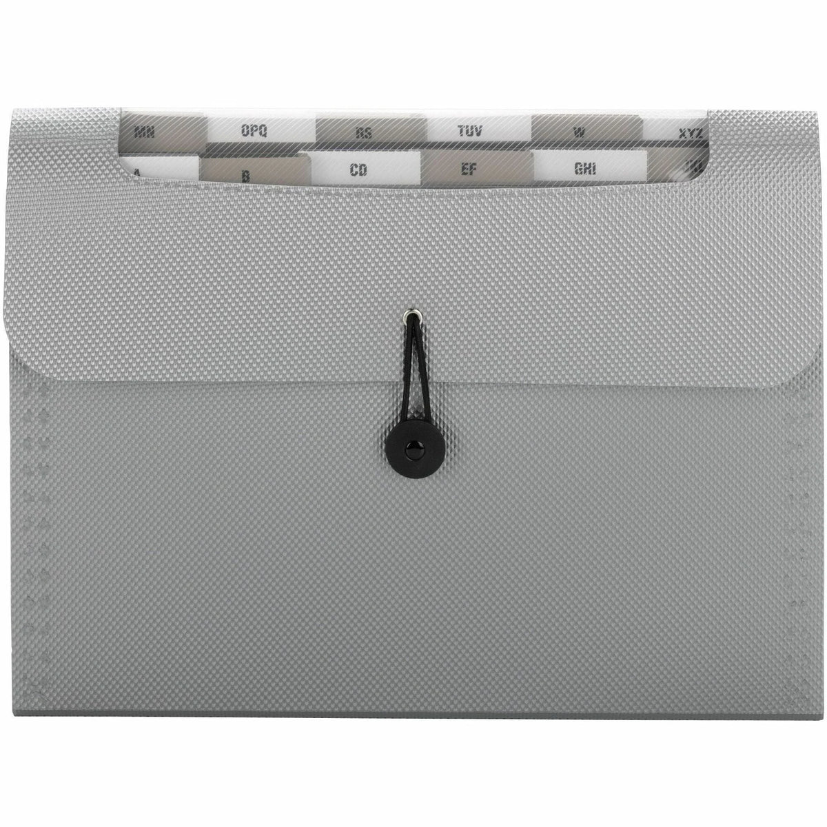 Smead Letter Expanding File 8 1/2’’ x 11’’ Silver Polypropylene 12 / Carton Pocket(s) Assorted Tab Position Divider(s)