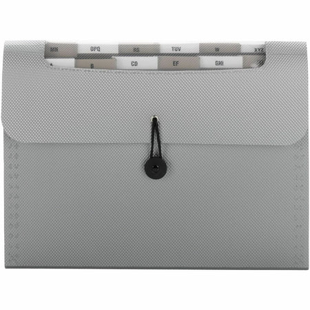 Smead Letter Expanding File 8 1/2’’ x 11’’ Silver Polypropylene 12 / Carton Pocket(s) Assorted Tab Position Divider(s)