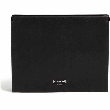 Smead Letter Expanding File - 8 1/2’’ x 11’’ - 7/8’’ Expansion - 13 Pocket(s) - 12 Divider(s) - Polypropylene - Black