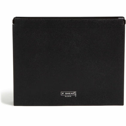 Smead Letter Expanding File: 13-Pocket Poly File Black - Hanging Folders & Accessories
