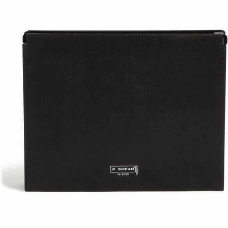 Smead Letter Expanding File: 13-Pocket Poly File Black - Hanging Folders & Accessories