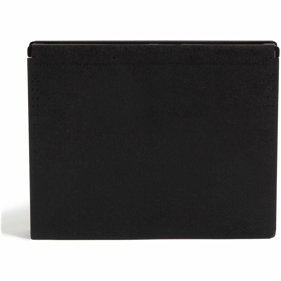 Smead Letter Expanding File - 8 1/2’’ x 11’’ - 7/8’’ Expansion - 13 Pocket(s) - 12 Divider(s) - Polypropylene - Black